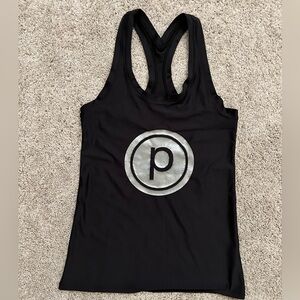 Black and metallic Pure Barre tank